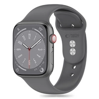 Tech-Protect Silikonarmband für Apple Watch 4/5/6/7/8/9/SE (38/40/41 mm) – Grau