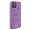 Guess GUHCP15SP4EPMU iPhone 15 6.1&quot; purple/light purple hardcase Leather 4G Stamped