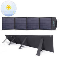 Choetech solar charger 100W foldable USB C, 2x USB PD QC black (SC009-V2)