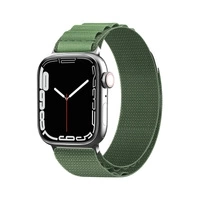 Pasek ze stalową sprzączką Alpine do Apple Watch 42/44/45/49 mm - zielony