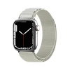 Alpenarmband mit Stahlschließe für Apple Watch 42/44/45/49 mm – Silber