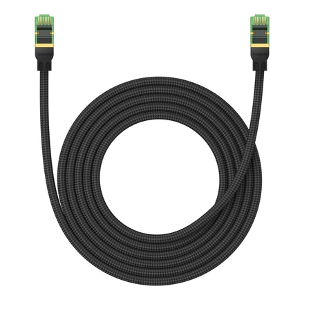 Baseus fast RJ45 cat. network cable. 8 40Gbps 3m braided black