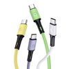 USAMS Kabel U52 USB-C 2A Fast Charge 1m zielony/green SJ436USB02 (US-SJ436)