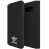 Original Handyhülle SAMSUNG GALAXY S8+ Adidas OR Booklet Case BASIC (28207) schwarz