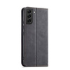 Magnet Fancy Case für Samsung Galaxy S23 Ultra Flip Cover Wallet Stand schwarz