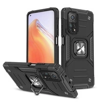 Wozinsky Ring Armor Tough Hybrid Case Cover + Magnethalterung Mi Poco M4 Pro 5G / Redmi Note 11 5G (China) / Redmi Note 11T 5G / Redmi Note 11S 5G Schwarz