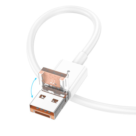 Borofone Kabel BX102 Winner - USB + Typ C na Lightning - PD 27W 1 metr biały