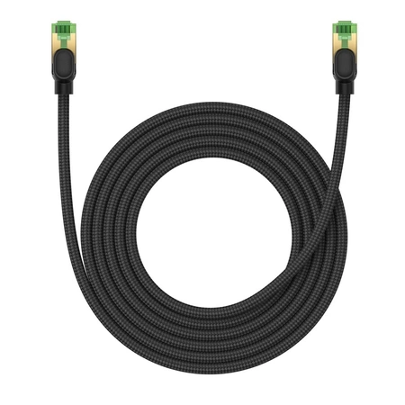 Baseus fast RJ45 cat. network cable. 8 40Gbps 3m braided black