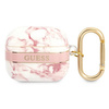 Schutzhülle APPLE AIRPODS 3 Guess AirPods Marble Strap Collection (GUA3HCHMAP) rosa