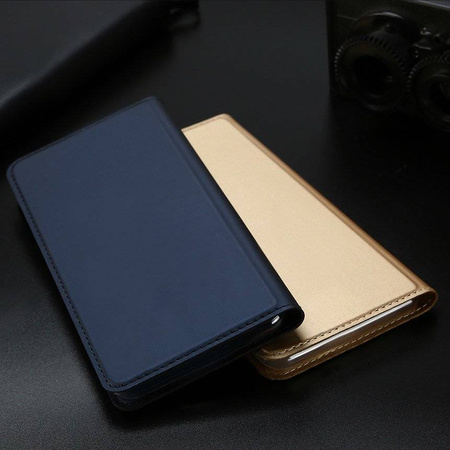 Etui IPHONE 11 PRO z klapką Dux Ducis skórzane Skin Leather czarne