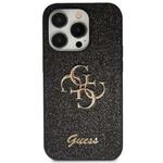 Original Case IPHONE 11 / XR Guess Hardcase Glitter Script Big 4G (GUHCN61HG4SGK) black