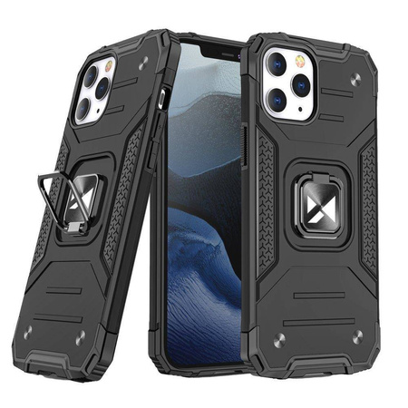 Wozinsky Ring Armor Case Kickstand Tough Rugged Cover for iPhone 13 Pro Max black