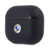 BMW BMA3SSLNA AirPods 3 cover granatowy/navy Geniune Leather Silver Logo