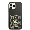 Schutzhülle IPHONE 13 PRO MAX Karl Lagerfeld Hardcase Karlimals Cardslot (KLHCP13XCANCNK) schwarz