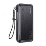 Power Bank 20000mAh PB60 22.5W 2xUSB QC3.0 + USB-C PD3.0 + Micro USB External Battery Fast Charge Usams US-CD168 black