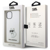 Original Case IPHONE 11 / XR Karl Lagerfeld Hardcase Ikonik Choupette (KLHCN61HNCHTCT) transparent