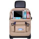 Auto-Organizer für den Sitz klappbares Regal Mini-Autotisch beige