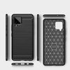 Carbon Case elastyczne etui pokrowiec Samsung Galaxy A42 5G niebieski