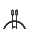 Crong Armor Link – Kabel MFi z USB-C na Lightning w oplocie 150cm (czarny)