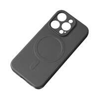 MagSafe Compatible Silicone Case for iPhone 15 Plus Silicone Case - Black