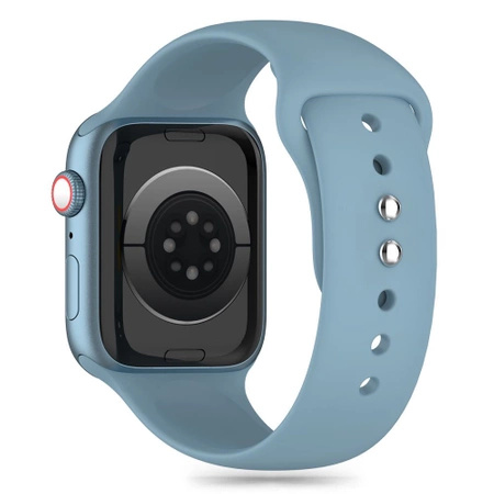 Tech-Protect Silikonarmband für Apple Watch 4/5/6/7/8/9/SE/Ultra 1/2 (42/44/45/49 mm) – Blau