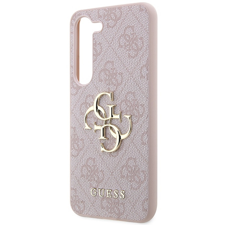 Oryginalne Etui GUESS hardcase 4G Big Metal Logo GUHCSA554GMGPI do Samsung Galaxy A55 różowy