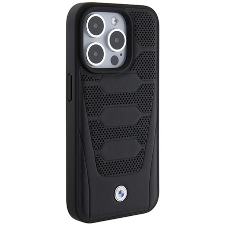 BMW Leather Seats Pattern case for iPhone 15 Pro Max - black