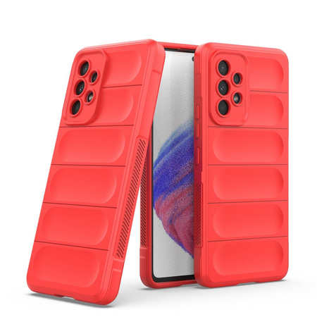 Magic Shield Case Hülle für Samsung Galaxy A53 5G Flexible Armored Cover Rot