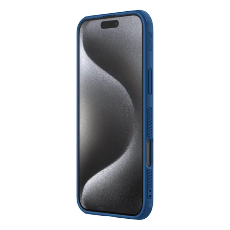 Nillkin Super Frosted Shield Pro case for iPhone 16 Pro - blue