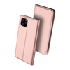 Etui IPHONE 11 PRO z klapką Dux Ducis skórzane Skin Leather jasny róż