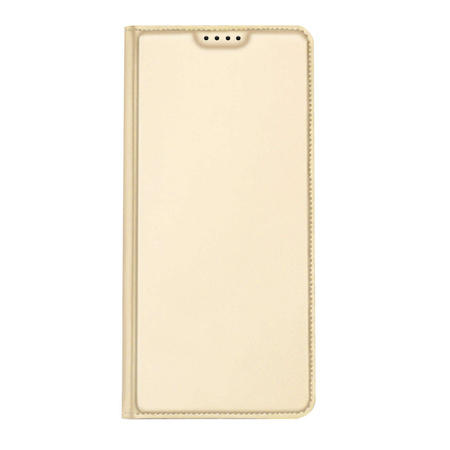 Dux Ducis Skin Pro Case For Xiaomi Redmi Note 12 5G / Poco X5 5G Flip Cover Card Wallet Stand Gold