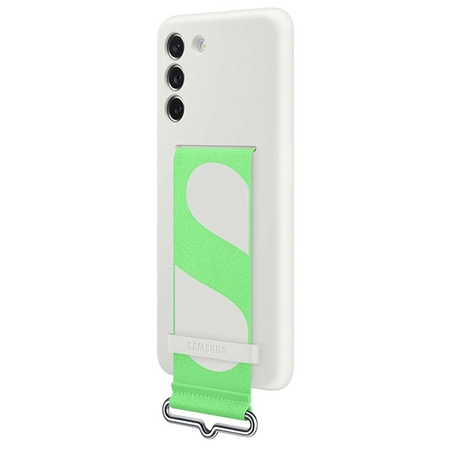 Samsung strap silicone cover case cover for samsung galaxy s21 fe white (ef-gg990twe)