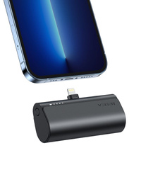 Bateria zewnętrzna (Powerbank) VEGER PlugOn - 5000mAh z wbudowanym złączem do Lightning 8-pin PD 20W (W0556L)