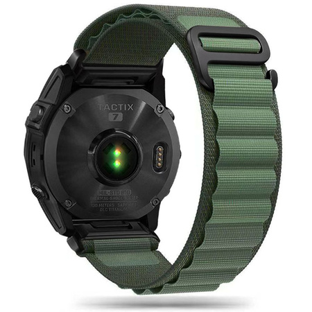 Strap for GARMIN FENIX 3 / 5X / 3HR / 5X PLUS / 6X / 6X PRO / 7X Tech-Protect Nylon Pro green