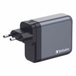 Verbatim Ładowarka sieciowa GaN 240W 3xUSB-C/USB-A + Adapter EU/UK/US GNC-240 32205