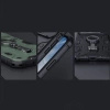 Nillkin CamShield Armor Pro Case iPhone 14 Hülle gepanzerte Abdeckung mit Kameraabdeckungsringständer blau