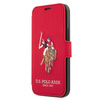 US Polo USFLBKP12MPUGFLRE iPhone 12/12 Pro 6,1" czerwony/red book Polo Embroidery Collection