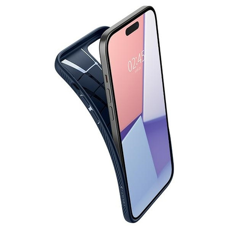 Spigen LIQUID AIR IPHONE 15 MARINEBLAU