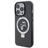 Karl Lagerfeld KLHMP15XHMRSKCK iPhone 15 Pro Max 6.7&quot; black/black hardcase Ring Stand Karl&amp;Choupette MagSafe