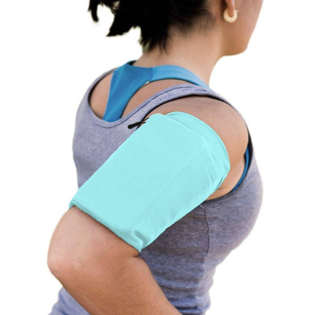 Elastisches Stoffarmband Armband für Running Fitness L blau