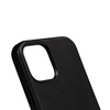 Crong Essential Cover - Etui ze skóry ekologicznej iPhone 12 Pro Max (czarny)