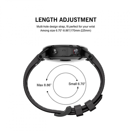 TECH-PROTECT SMOOTH GARMIN FENIX 3/5X/3HR/5X PLUS/6X/6X PRO BLACK