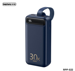 POWERBANK REMAX BOLE SERIES 30000mAh PD 20W+QC 22,5W BLUE