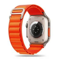 Strap for APPLE WATCH 4 / 5 / 6 / 7 / 8 / SE (38 / 40 / 41 MM) Tech-Protect Nylon Pro orange