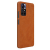 Nillkin Qin Case Case for Xiaomi Poco M4 Pro 5G Camera Protector Holster Cover Flip Cover Brown