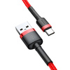 Baseus Cafule Cable - Kabel do ładowania i transmisji danych USB do USB-C 3 A, 0.5 m (czerwony)