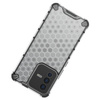 Honeycomb case armored cover with a gel frame for Vivo V23 5G transparent