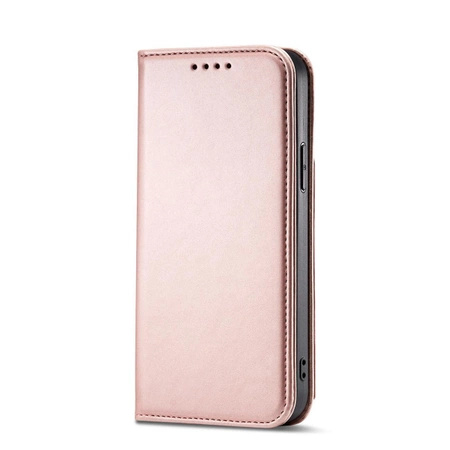 Magnet Card Case etui Samsung Galaxy A23 5G pokrowiec z klapką portfel podstawka różowe