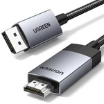 Ugreen DP119 25491 DisplayPort to HDMI 4K 60Hz Cable 3m - Gray