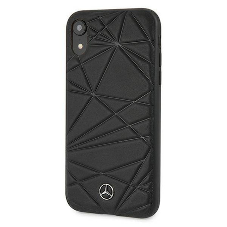 Etui IPHONE XR Mercedes Hardcase Twister (MEPERHCI61QGLBK) czarne